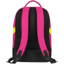 Rucksack Iconic pink/schwarz/neongelb