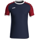 Trikot Iconic KA navy/chili rot