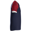 Trikot Iconic KA navy/chili rot