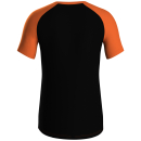 T-Shirt Iconic schwarz/neonorange