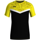 T-Shirt Iconic schwarz/soft yellow