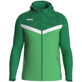 Kapuzenjacke Iconic  soft green/sportgrün