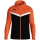 Kapuzenjacke Iconic  schwarz/neonorange