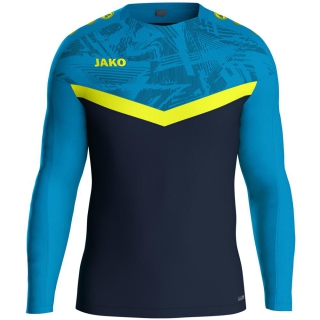 Sweat Iconic marine/JAKO blau/neongelb