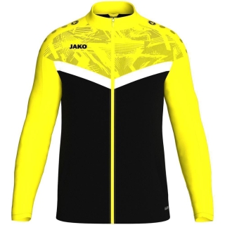 Polyesterjacke Iconic schwarz/soft yellow