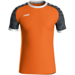 Jersey Iconic S/S neon orange/black L