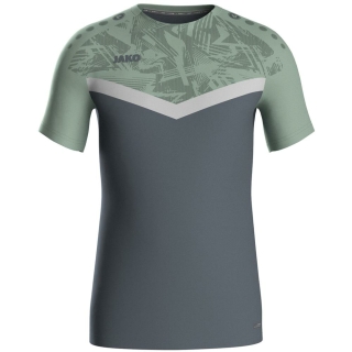 T-Shirt Iconic anthra light/mintgrün/soft grey L