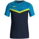 T-Shirt Iconic marine/JAKO blau/neongelb 3XL