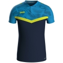 Polo Iconic seablue/JAKO blue/neon yellow XXL