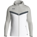 Kapuzenjacke Iconic  weiß/soft grey/anthra light 38