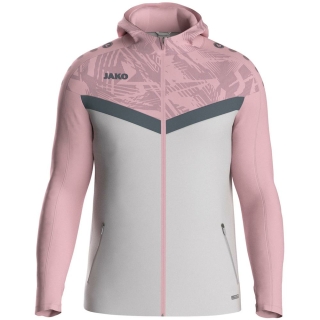 Hooded jacket Iconic  soft grey/dusky pink/anthra light M