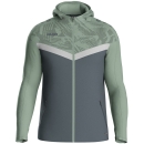Kapuzenjacke Iconic  anthra light/mintgrün/soft grey S