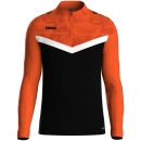 Zip top Iconic  black/neon orange L