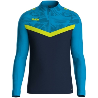 Zip top Iconic  seablue/JAKO blue/neon yellow M