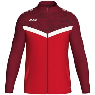 Polyester jacket Iconic red/wine red L