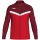 Polyester jacket Iconic red/wine red L