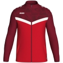 Polyesterjacke Iconic rot/weinrot 128