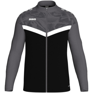 Polyester jacket Iconic black/anthracite 140