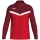 Polyesterjacke Iconic rot/weinrot M