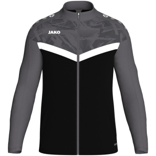 Polyesterjacke Iconic schwarz/anthrazit XXL