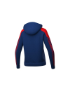 EVO STAR Training Jacket with hood new navy/red
