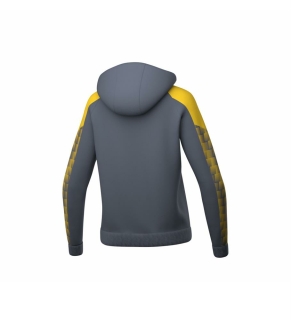 EVO STAR Training Jacket with hood slate grey/gelb