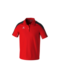 EVO STAR Poloshirt rot/schwarz