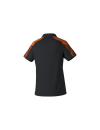 EVO STAR Poloshirt schwarz/orange