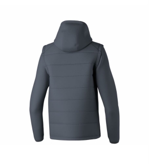 TEAM Jacket with detachable sleeves slate grey