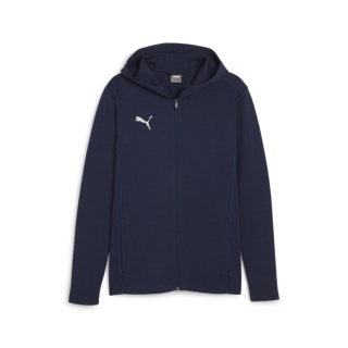 teamFINAL Casuals Hooded Jkt PUMA Navy-PUMA Silver