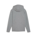 teamFINAL Kapuzenjacke Junior Medium Gray Heather-PUMA Silver