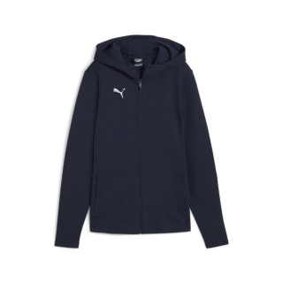 teamFINAL Damen-Kapuzenjacke PUMA Navy-PUMA Silver