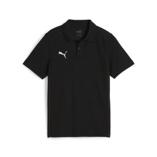 teamFINAL Baumwollpolo Junior PUMA Black-PUMA Silver