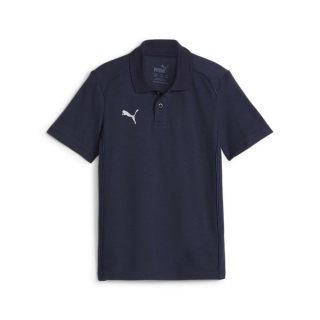 teamFINAL Baumwollpolo Junior PUMA Navy-PUMA Silver