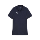 teamFINAL Damen-Baumwollpolo PUMA Navy-PUMA Silver