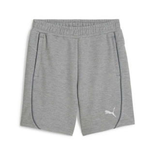 teamFINAL Baumwollshorts Junior Medium Gray Heather-PUMA Silver