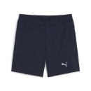 teamFINAL Damen-Baumwollshorts PUMA Navy-PUMA Silver