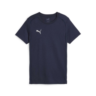 teamFINAL Baumwollshirt Junior PUMA Navy-PUMA Silver