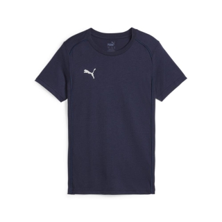 teamFINAL Casuals Tee Jr PUMA Navy-PUMA Silver