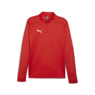 teamFINAL Training 1/4 Zip Top PUMA Red-PUMA Silver