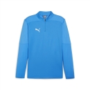 teamFINAL Training 1/4 Zip Top Ignite Blue-PUMA Silver