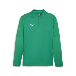 teamFINAL Training Ziptop Sport Green-PUMA Silver