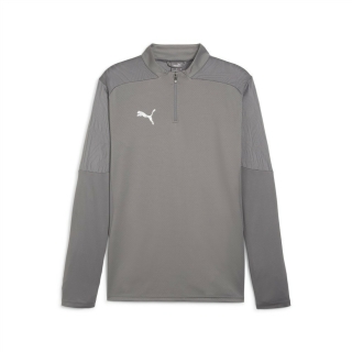 teamFINAL Training 1/4 Zip Top Cast Iron-PUMA Silver