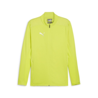 teamFINAL Training Jacket Electric Lime-PUMA Silver