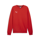 teamGOAL Casuals Crew Neck Sweat PUMA Red-PUMA White