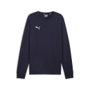 teamGOAL Casuals Crew Neck Sweat PUMA Navy-PUMA White