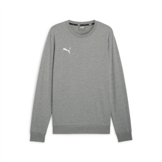 teamGOAL Casuals Crew Neck Sweat Medium Gray Heather-PUMA White