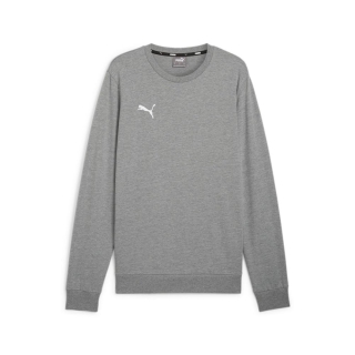 teamGOAL Casuals Crew Neck Sweat Medium Gray Heather-PUMA White