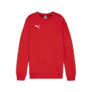 teamGOAL Casuals Crew Neck Sweat Jr PUMA Red-PUMA White