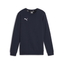 teamGOAL Casuals Crew Neck Sweat Jr PUMA Navy-PUMA White